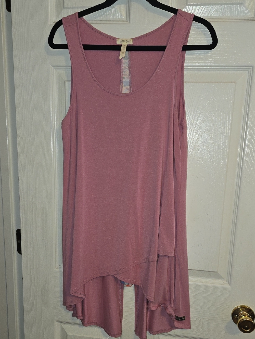 Matilda Jane Mauve Layered High-Low Tank